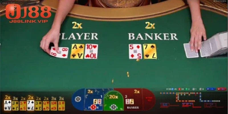 Luật kéo bài Baccarat tại J88 từ cơ bản